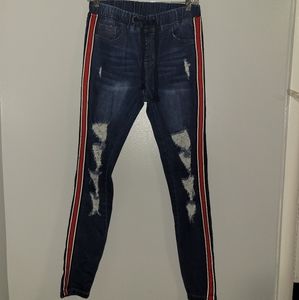 American Bazi Racing Stripe Jeans